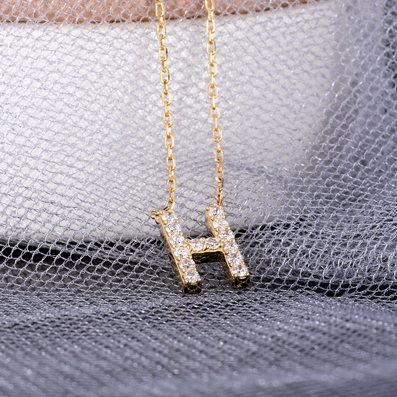 AUMP161-Z(梧)主石DEF（VS)培育钻1.2MM/12p/含损金重1.191g/18K玫瑰金项链一体链